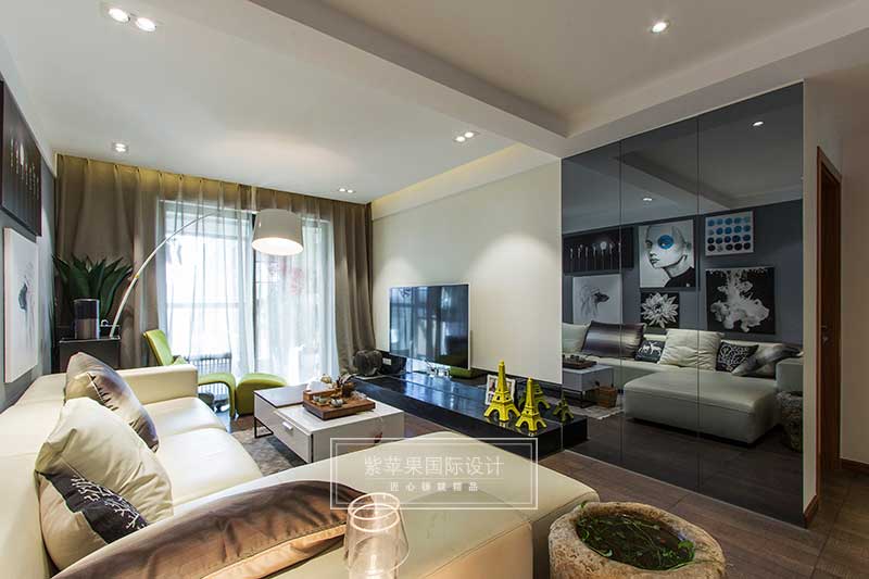 客厅装修实景图