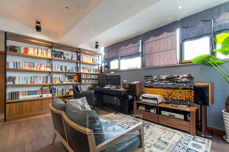 书房装修实景图